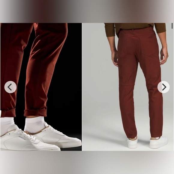 Lululemon ABC Slim-Fit Pant 27" *UtilitechDate Brown Size 32x27 - Picture 11 of 12